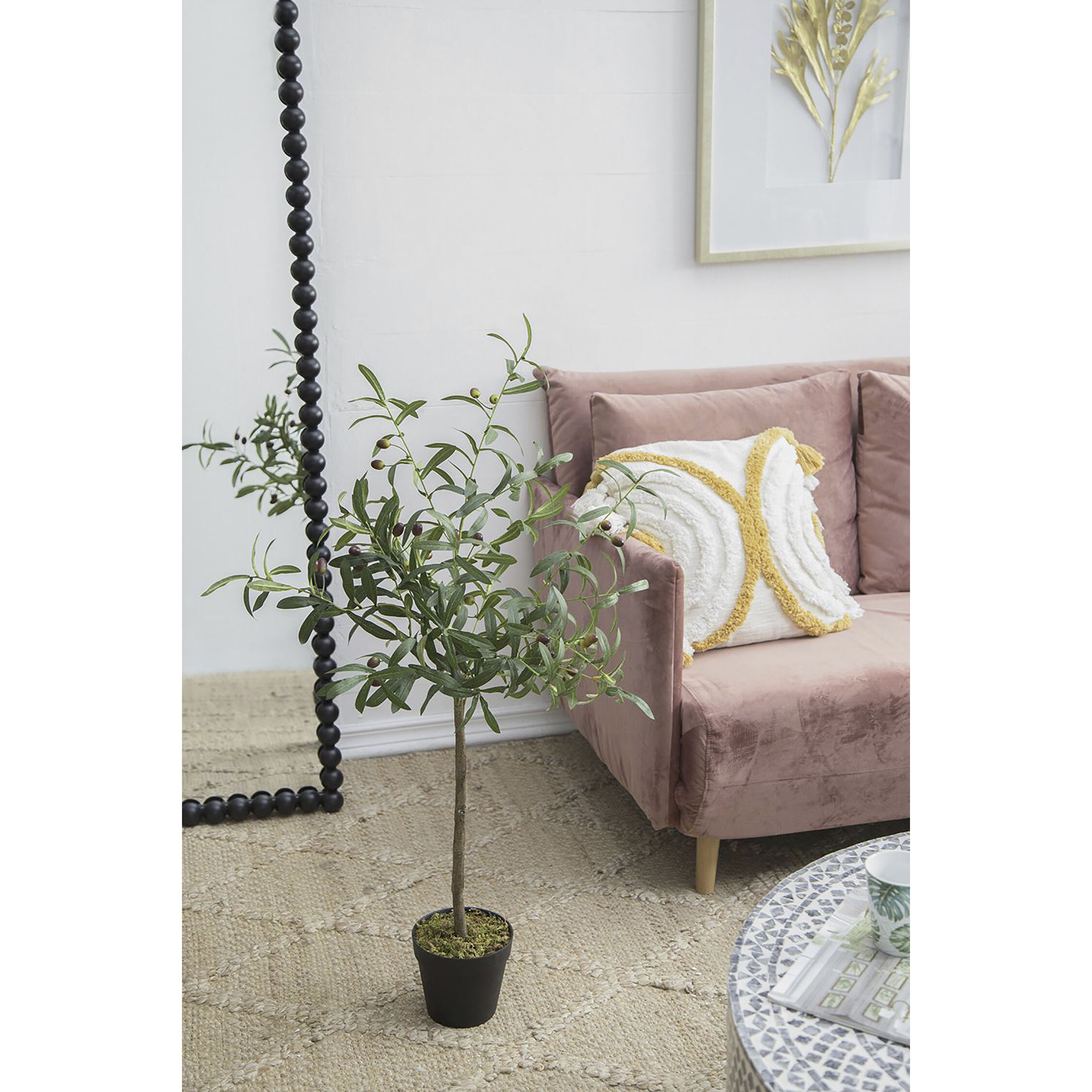 Olive Tree Green Faux Plant