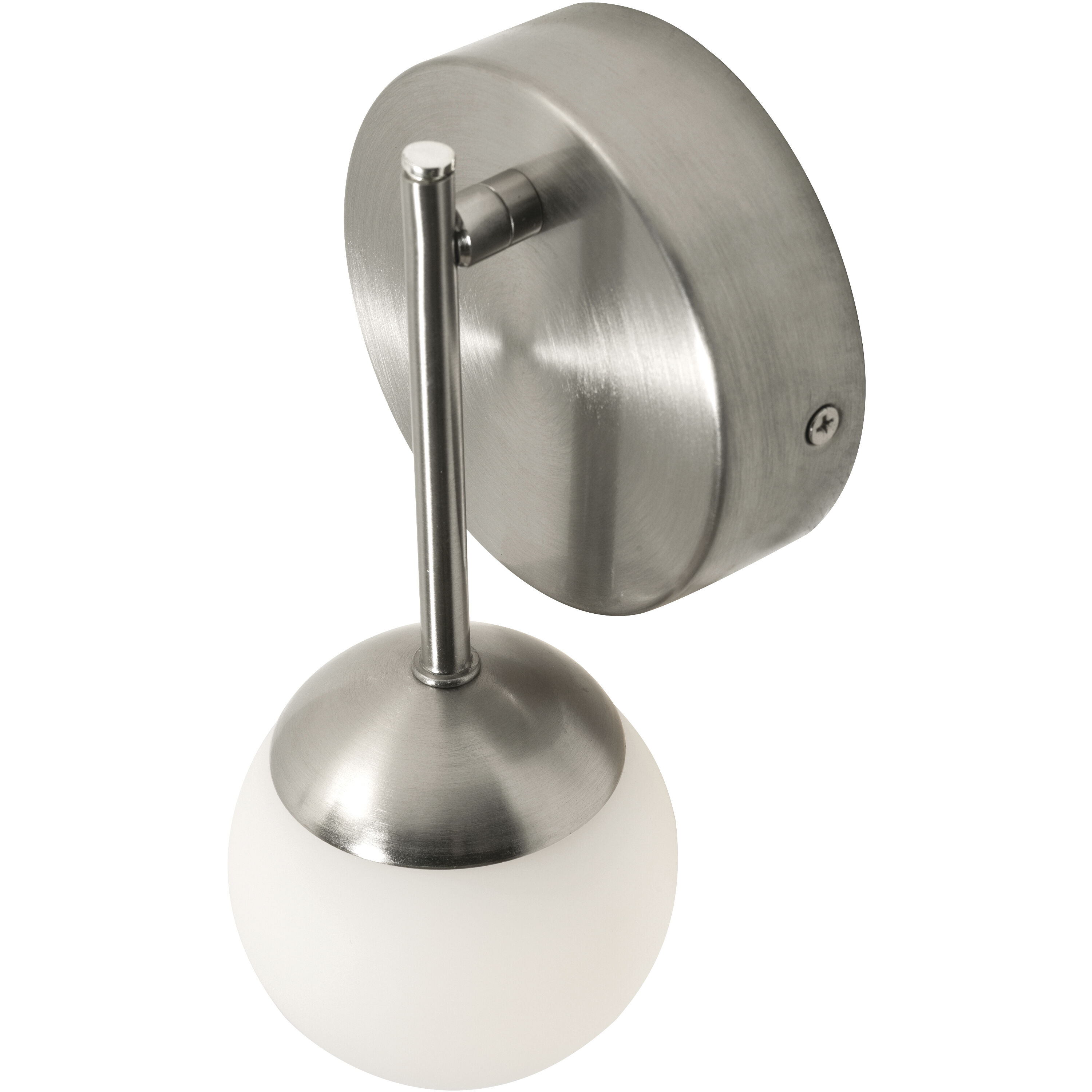 Pearl LED 4 inch Satin Nickel ADA Wall Sconce Wall Light