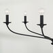 Dolan 6 Light 39.75 inch Matte Black Chandelier Ceiling Light