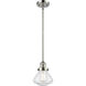 Franklin Restoration Olean 1 Light 6.75 inch Polished Nickel Mini Pendant Ceiling Light in Incandescent, Seedy, Franklin Restoration