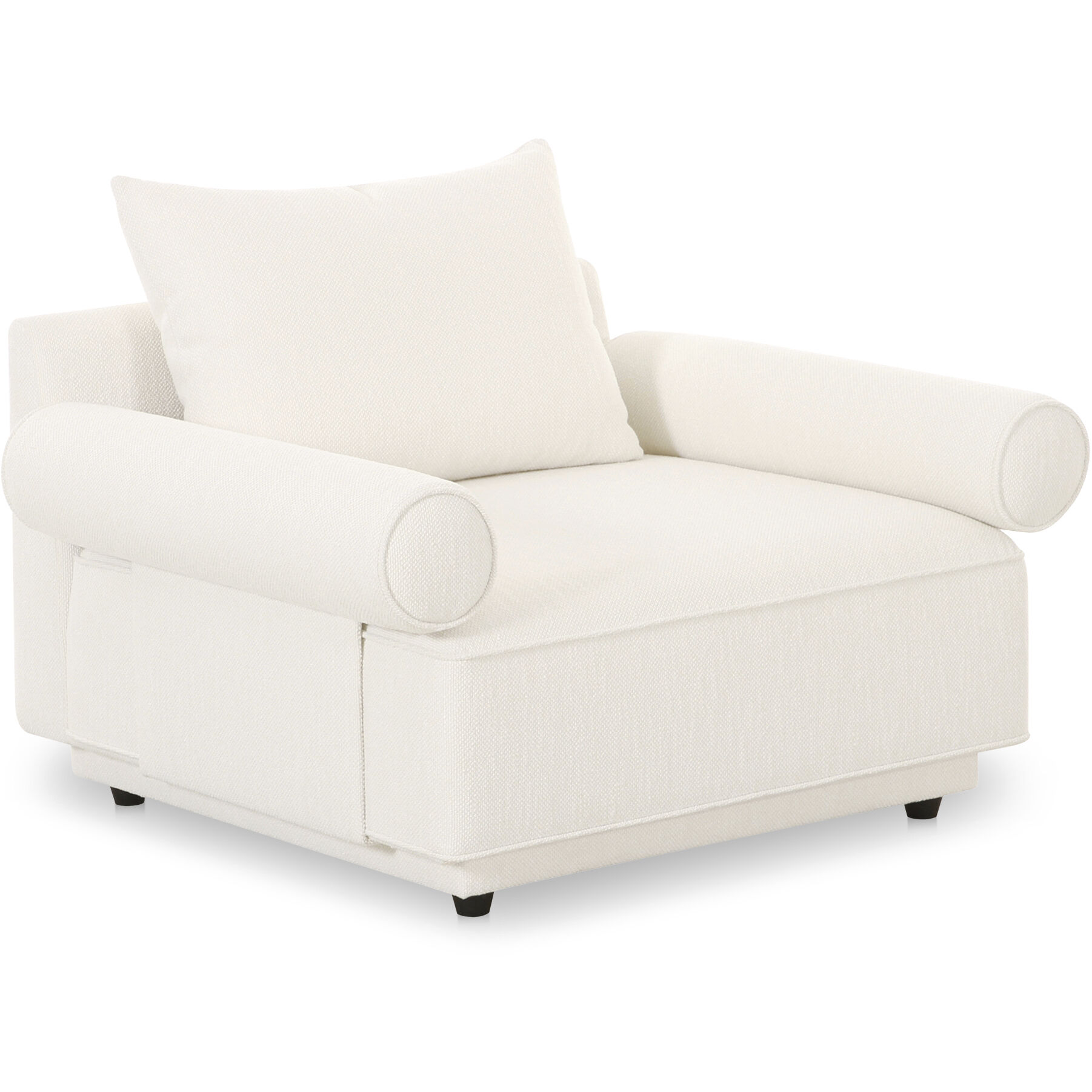 Rosello White Accent Chair