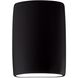 Ambiance 2 Light 9.25 inch Carbon Matte Black ADA Wall Sconce Wall Light, Form+Finish+Function