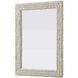 Marlowe 36 X 27 inch Linen White Mirror