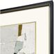 Zen Interactions Gray and Blue and Green and Multi Framed Art