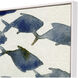 Fish Friends Blue and Gray and White Canvas