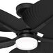 Tropic View 52 inch Matte Black Outdoor Ceiling Fan