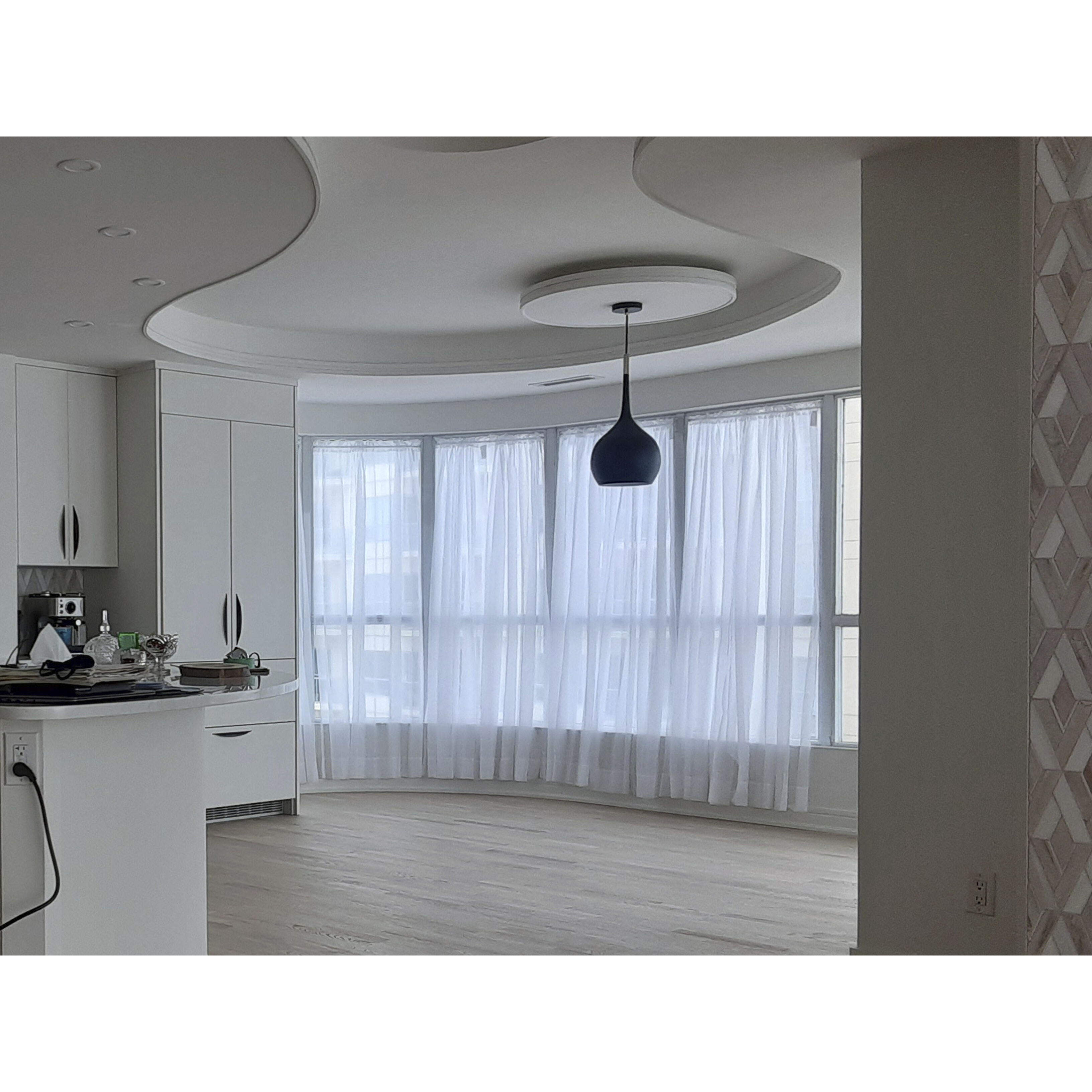 Ziggy 1 Light 12 inch Black with Polished Nickel Indoor Pendant Ceiling Light