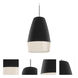 Abu 12 1 Light Satin Nickel Cord Pendant Ceiling Light