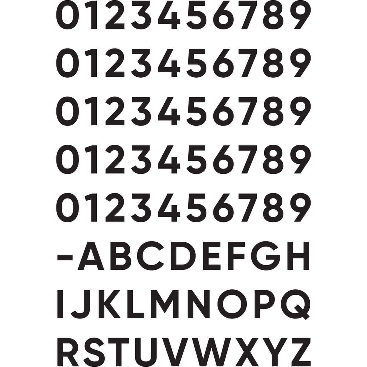 Alto Black Accessory-Letters