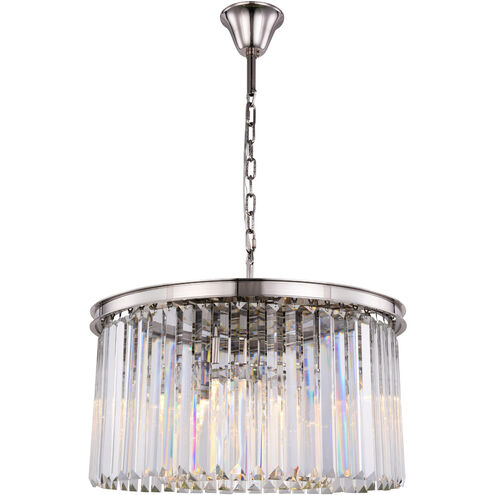 Sydney 8 Light 26 inch Polished Nickel Chandelier Ceiling Light, Urban Classic