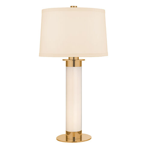 Thayer 31 inch 150 watt Aged Brass Table Lamp Portable Light in Eco Paper