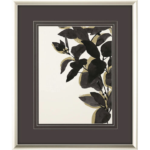 Ebony Branch Beige and Black and Brown Framed Art