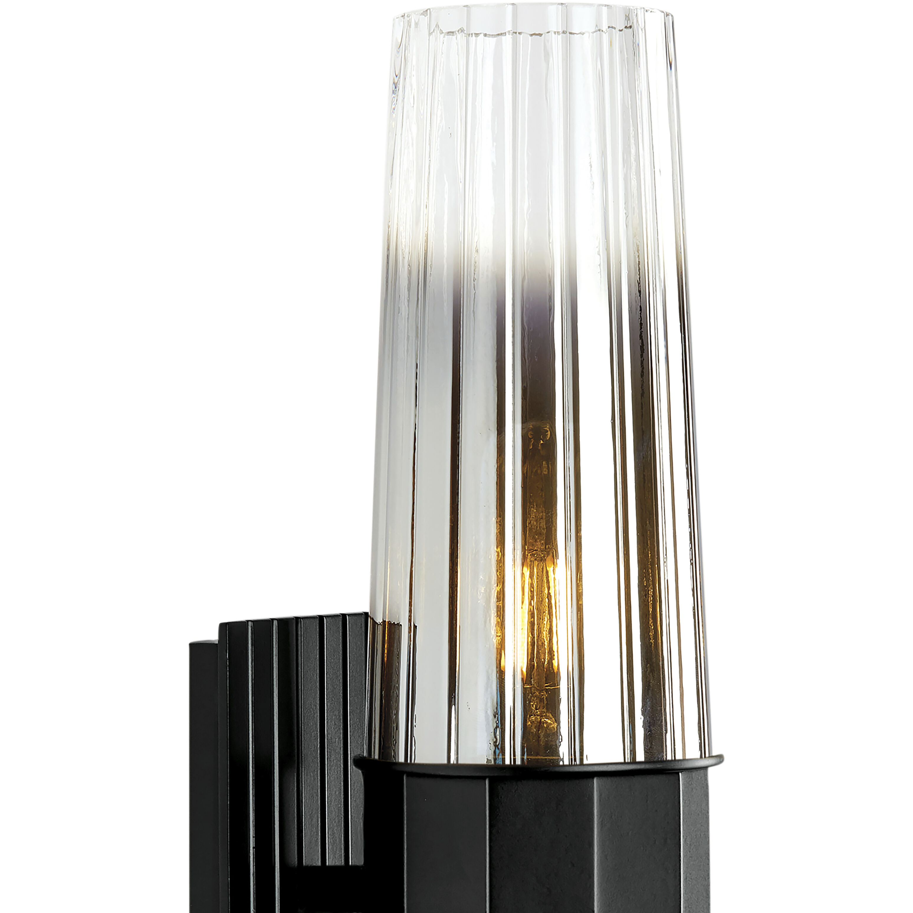 Icycle Sconce Wall Light in Matte Black