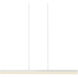 Stiletto LED 32.5 inch Satin White Pendant Ceiling Light