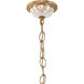 Century 8 Light 24 inch French Gold Chandelier Ceiling Light