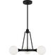 Sean Lavin Clybourn 3 Light 21 inch Midnight Black Chandelier Ceiling Light