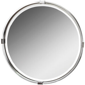 Tazlina 30 X 30 inch Brushed Nickel Wall Mirror