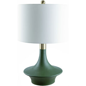 Veneto 24 inch 100 watt Dark Green Accent Table Lamp Portable Light