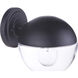 Evie 1 Light 7 inch Midnight Outdoor Wall Mount, Small