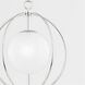 Lyla 1 Light 19 inch Polished Nickel Pendant Ceiling Light, Small