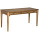 Ambrose 60 X 26 inch Bleached Teak Desk