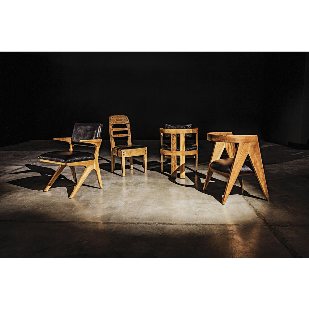 Dolores Clear Coat Satin Occasional Chair