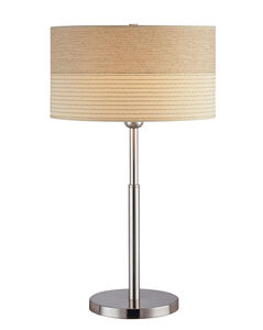 Relaxar 26 inch 25.00 watt Polished Steel Table Lamp Portable Light