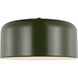 Malone 1 Light 13.75 inch Olive Ceiling Flush Mount Ceiling Light