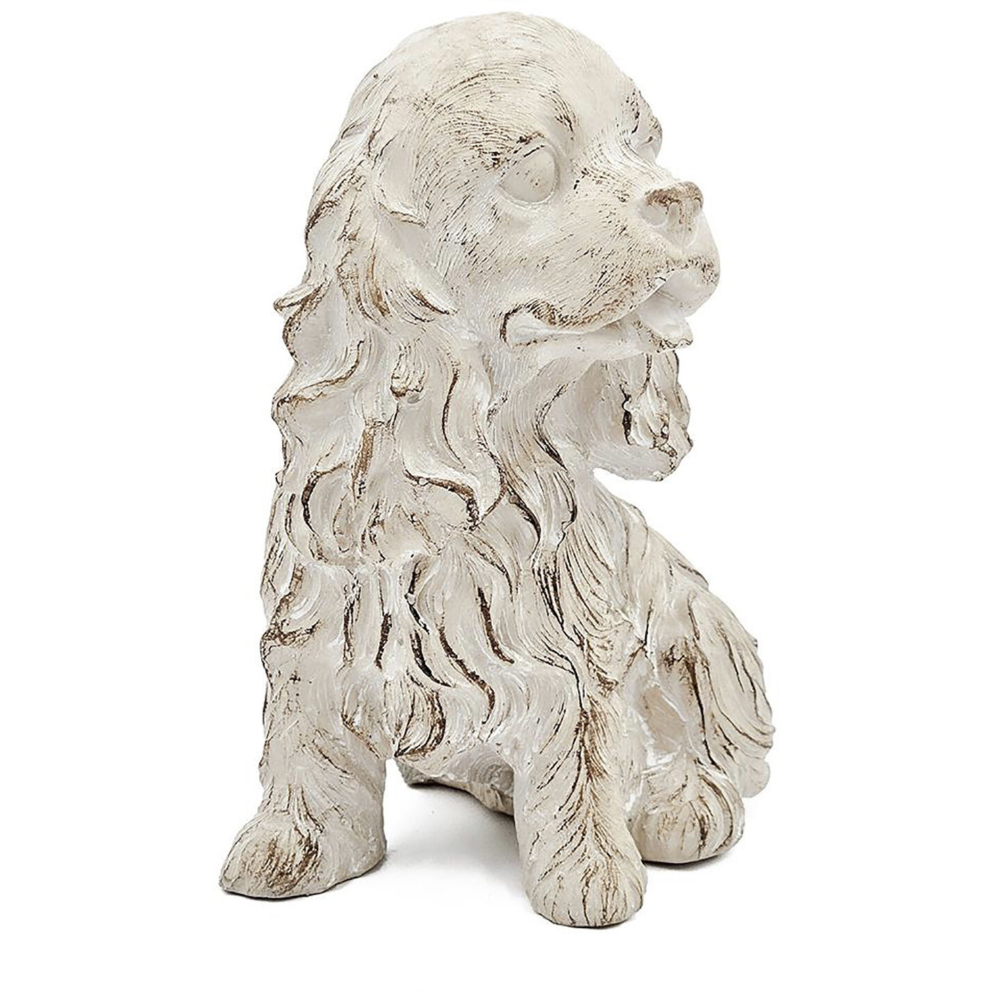 Sitting Cocker Spaniel Beige Figurine