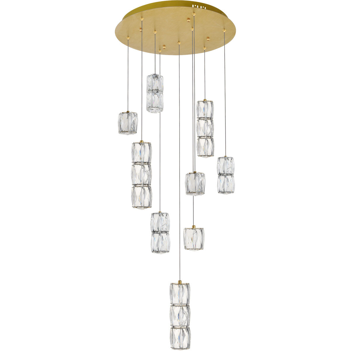 Polaris LED 20 inch Gold Pendant Ceiling Light