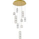 Polaris LED 20 inch Gold Pendant Ceiling Light