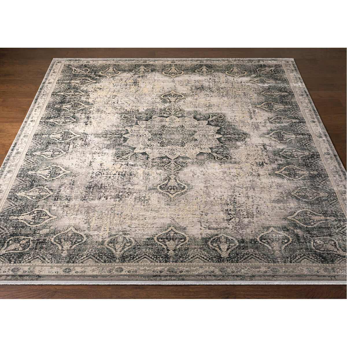 Solar 168 X 120 inch Gray Rug in 10 x 14, Rectangle