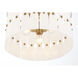 Coronelle 3 Light 16 inch Legacy Brass Convertible Semi-Flush Ceiling Light