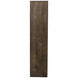 Classic 47.2 inch Natural and White Wall Shelf