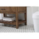 Clement 42 X 22 X 34 inch Driftwood Bathroom Vanity Cabinet