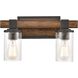 Annenberg 2 Light 15 inch Distressed Black Vanity Light Wall Light
