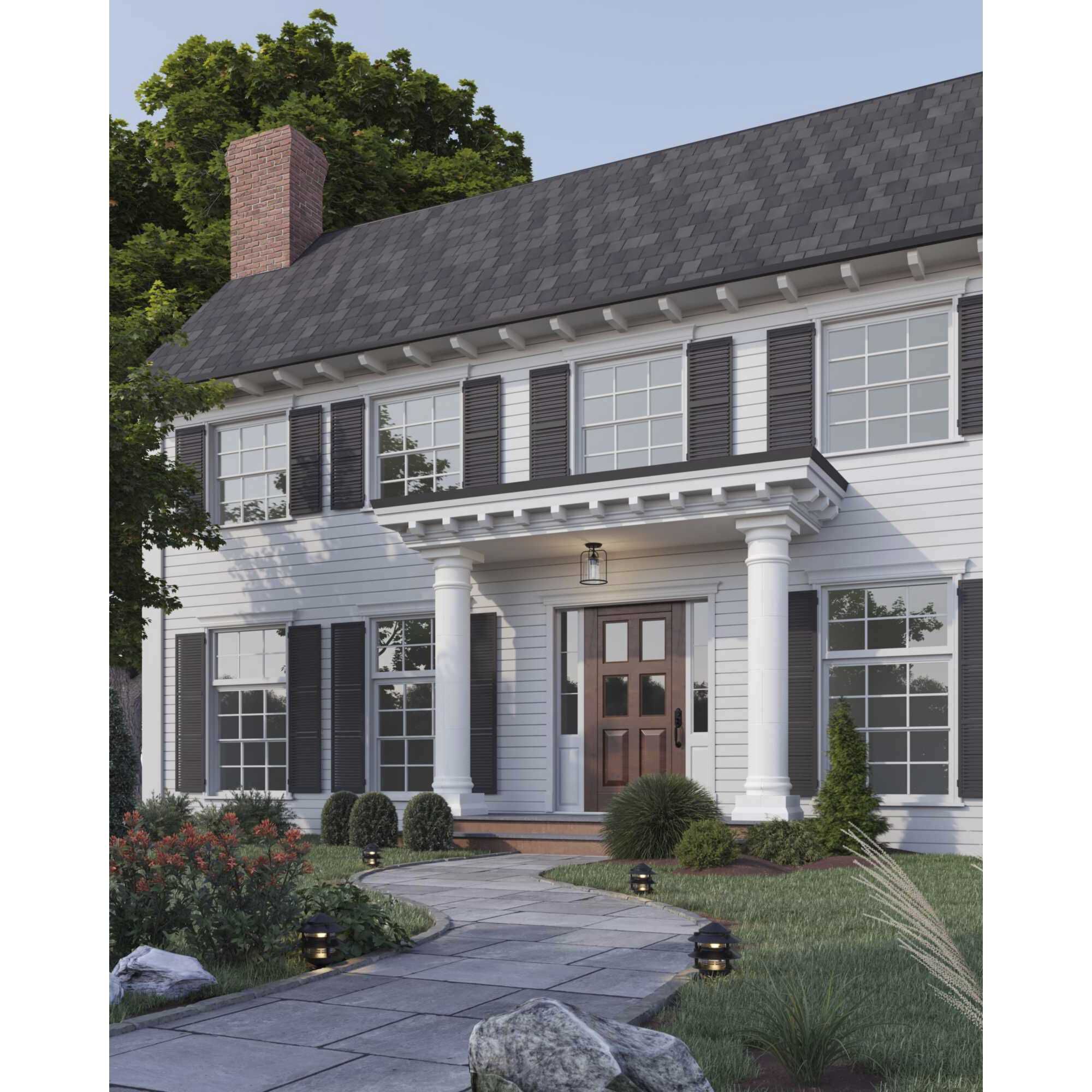 Watch Hill 1 Light 9 inch Textured Black Outdoor Flush Mount