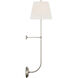 Suzanne Kasler Wyatt LED 10.5 inch Polished Nickel Statement Sconce Wall Light