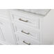 Americana 60 X 22 X 35 inch White Vanity Sink Set