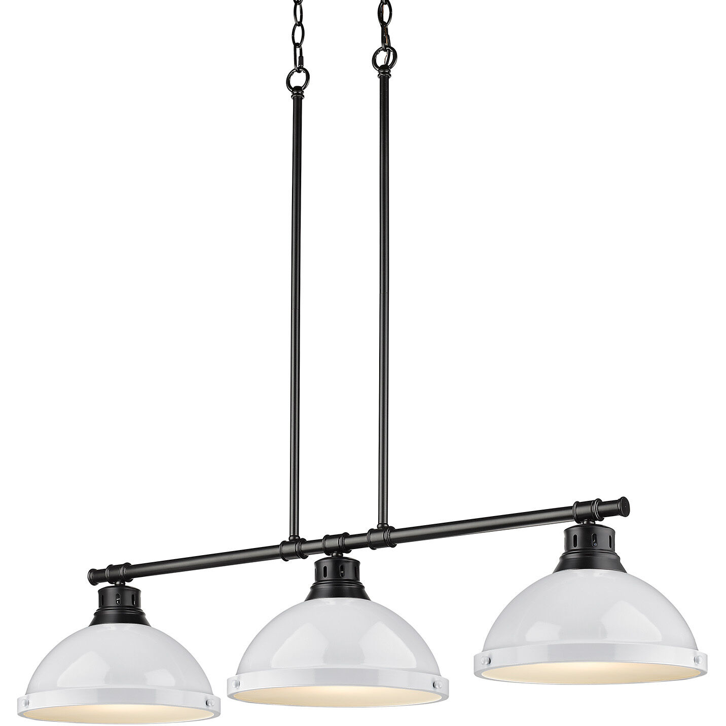 Yep Duncan Island Light Ceiling Light in Matte Black, White