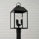 Nelson 3 Light 21.5 inch Black Outdoor Post Lantern
