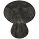 Pedestal 24 X 20 inch Black Fiber Cement Side Table