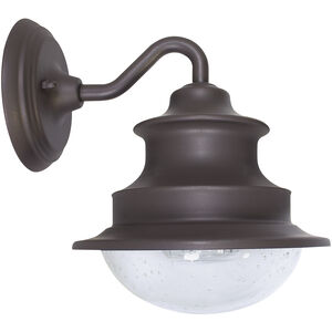 Solar LED 9 inch Brown Wall Sconce Wall Light