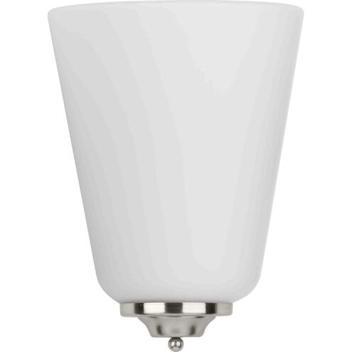 LED Sconce LED 8 inch Brushed Nickel ADA Wall Sconce Wall Light, Progress LED