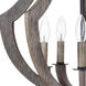 Winton 5 Light 19 inch Weathered Pine Foyer Light Ceiling Light