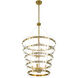 Ventari 8 Light 25 inch Warm Brass Pendant Ceiling Light