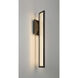 Aelin LED 24 inch Matte Black Outdoor Wall Sconce