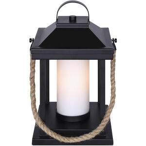Kyler 12.75 inch 60.00 watt Matte Black and Rope Table Lamp Portable Light