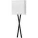 Galerie Axis LED 8 inch Black ADA Indoor Wall Sconce Wall Light