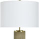 Dann Foley - Shagreen 31 inch 150 watt Tan and Brushed Brass Table Lamp Portable Light